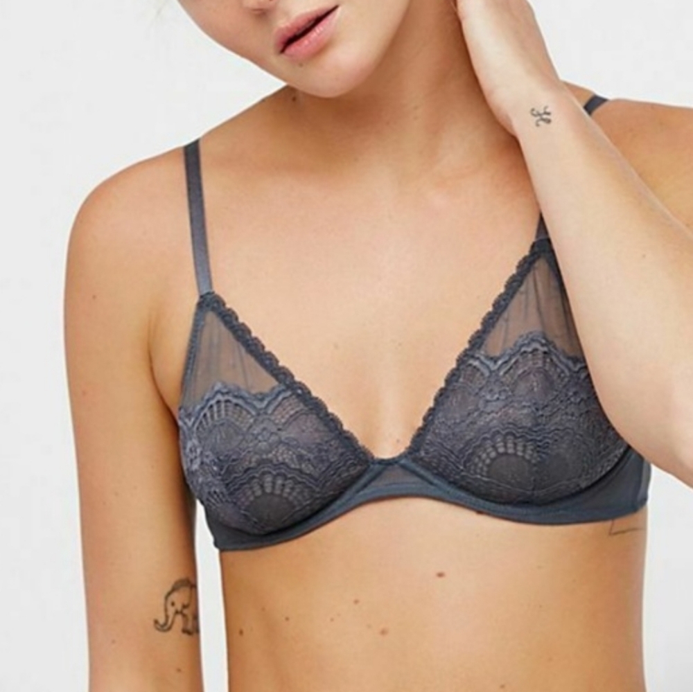 FREE PEOPLE | Lace Underwire Triangle Bra